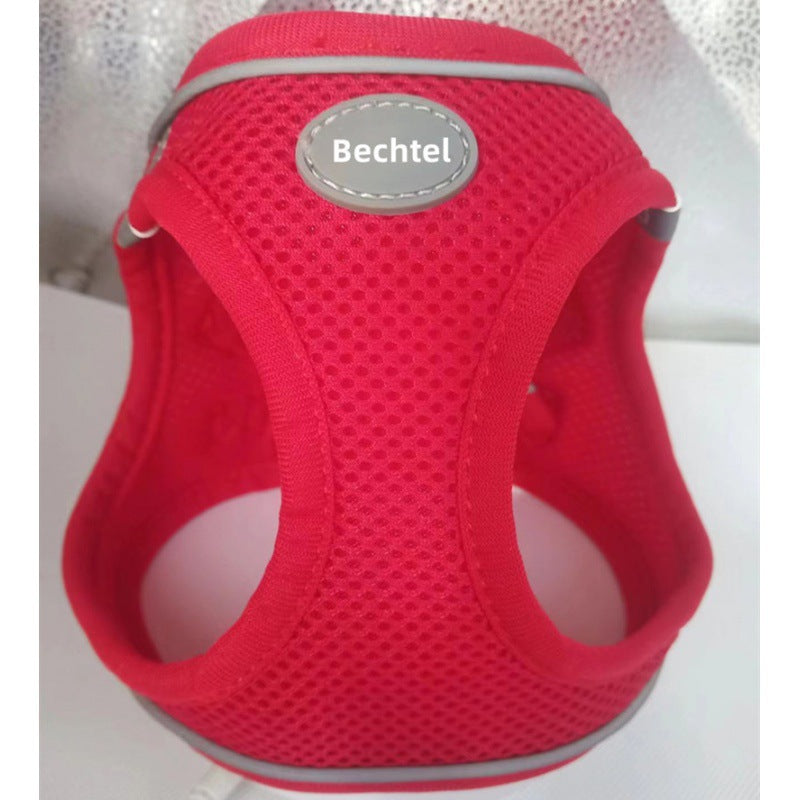 Walk your pet safely with our escape-proof adjustable harness vest with D-ring.
Soft & comfortable for cats & dogs. Available in multiple colors, sizes XS–XL.