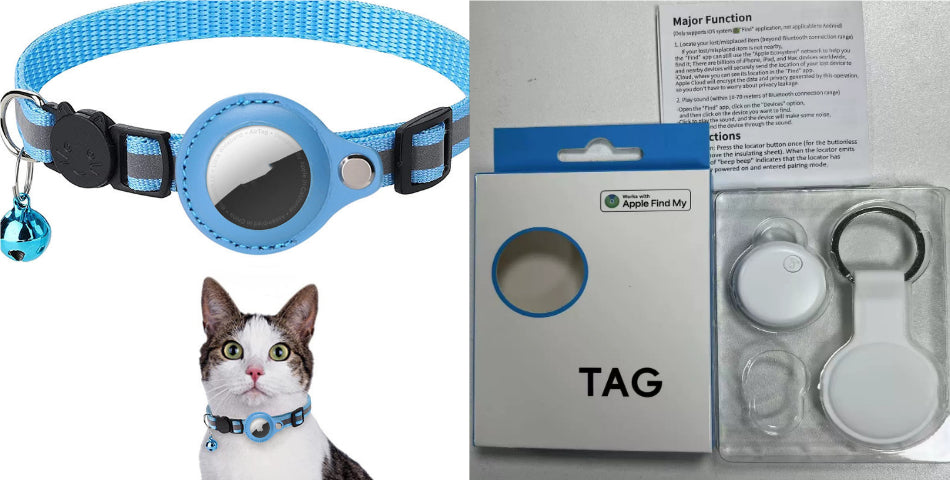 Keep your pet safe with our waterproof reflective nylon collar with built-in AirTag holder for GPS tracking. Adjustable for dogs & cats.
8 vibrant colors available!